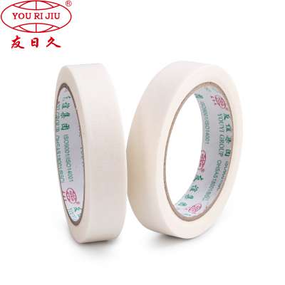 Heat resistant custom crepe paper rubber adhesive masking tape