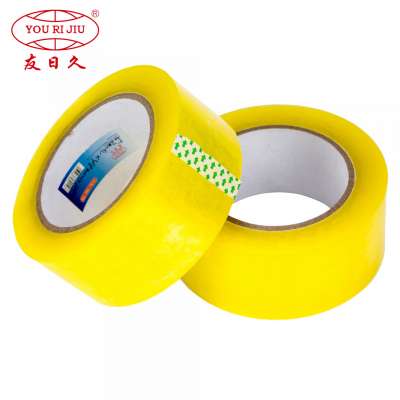 Yellowish Clear carton Sealing BOPP Tape 55mic